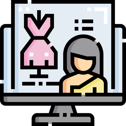 Fashion shirt user video player icon