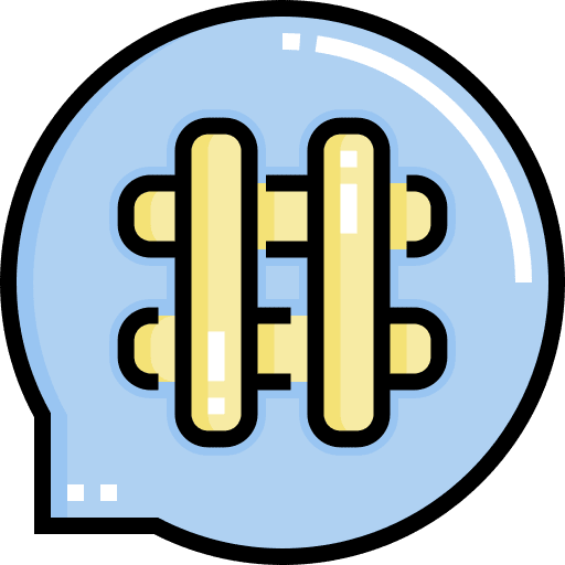 Hashtag hashtag social media conversation icon