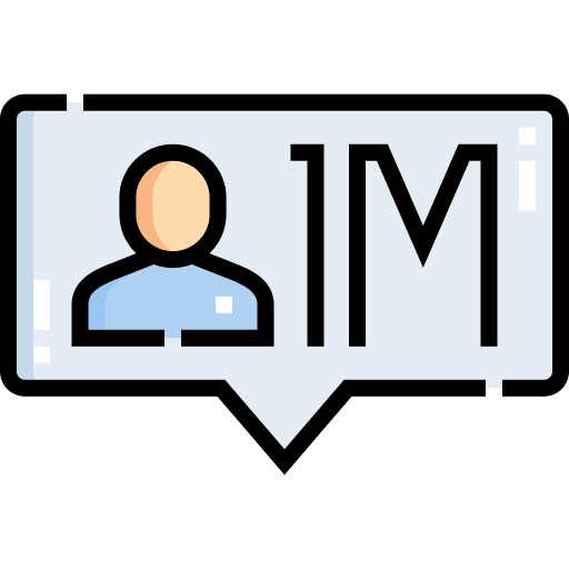 Influencer subscribe business and finance subscription icon