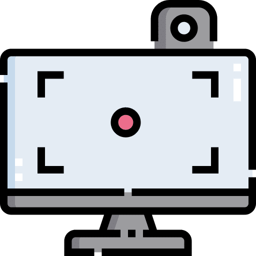 Monitor microphone electronics voice recording icon