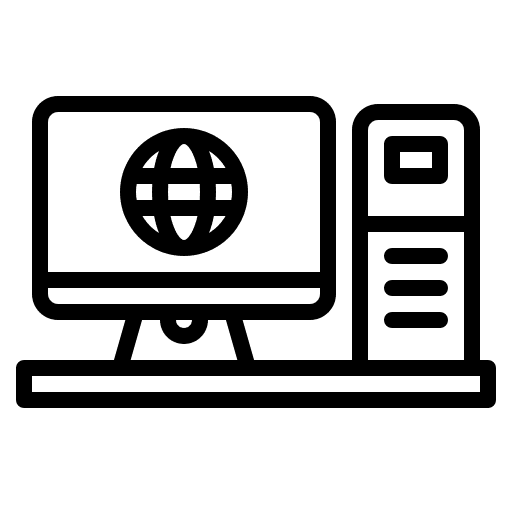 Desktop study desktop pc internet icon