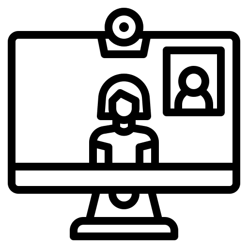 Video calling computer electronics camera icon