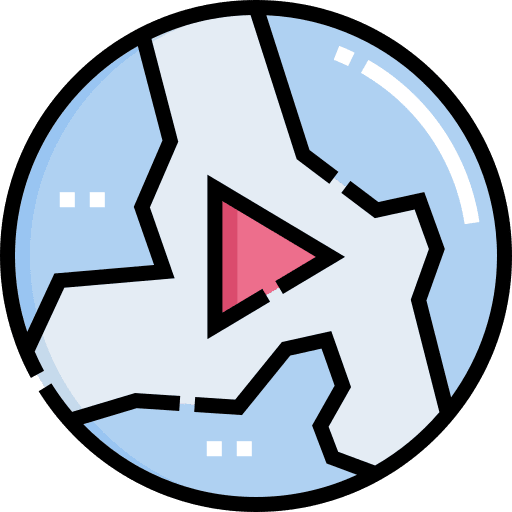 World elearning website video icon