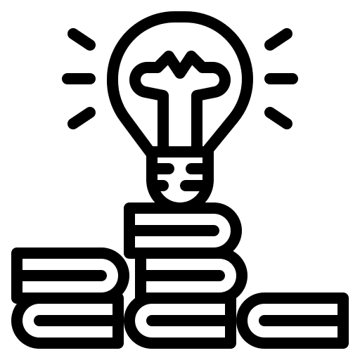 Learning idea education creative icon