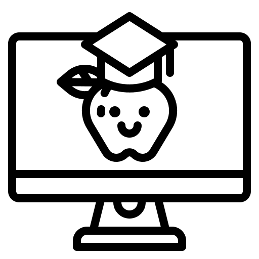 Online learning studies online learning apple icon