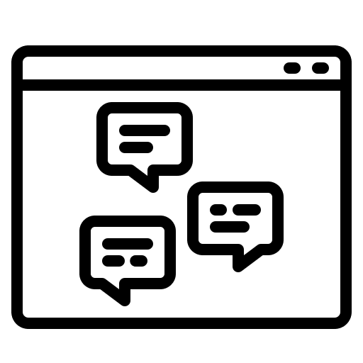 Chat chat box chat communications icon