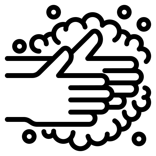 Handwash wash foam soap icon