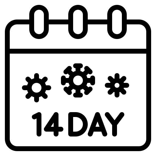 Quarantine healthcare and medical outbreak coronavirus icon