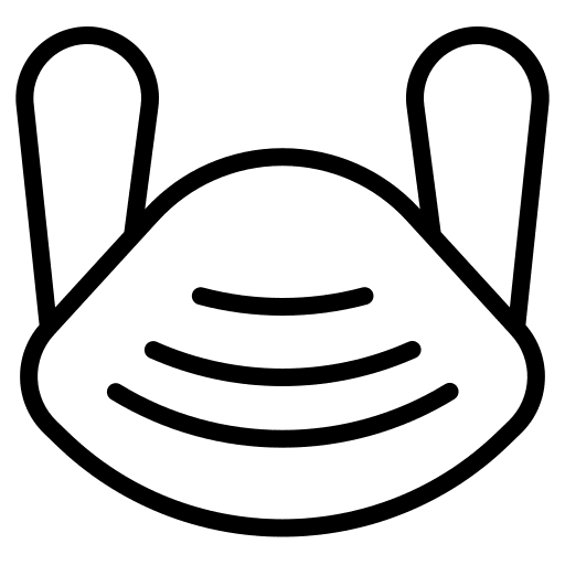 Mask healthcare and medical mask virus icon