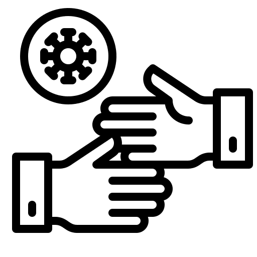 Shake hands washing hands covid 19 shake hands icon