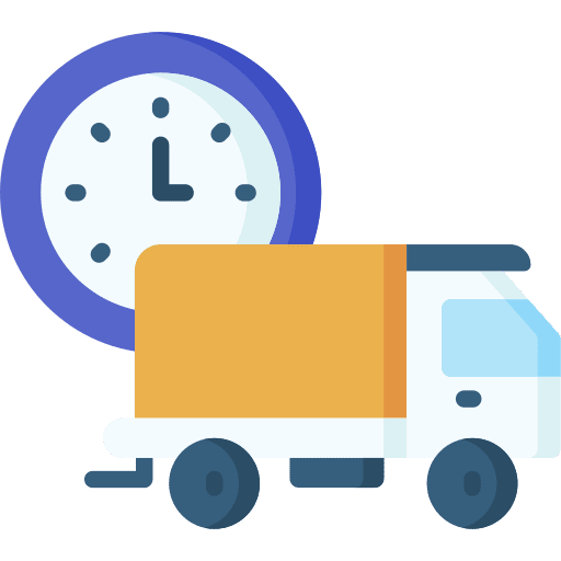 Delivery time delivery scheduled date calendar icon