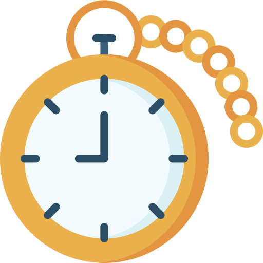 Pocket watch retro timing vintage icon