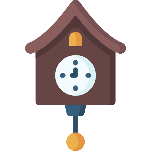 Cuckoo clock cuckoo clock cuckoo ornament icon