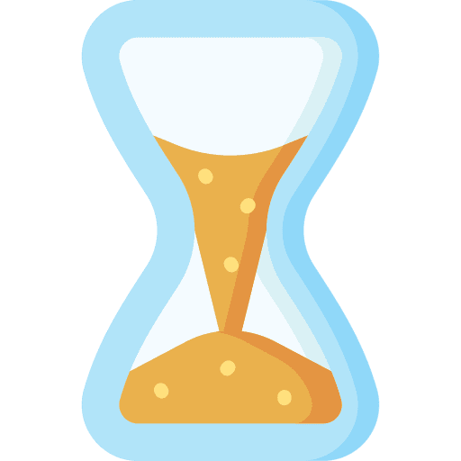 Sandglass time hours sand icon