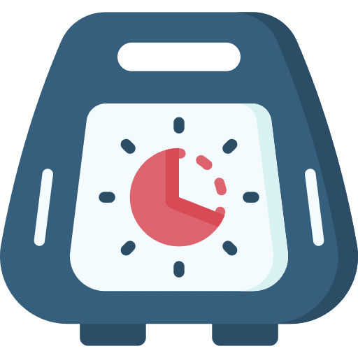Timer chronometer clock alarm icon