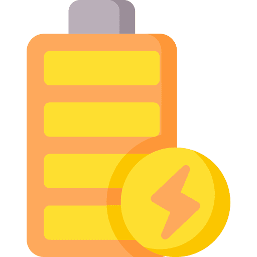 Battery battery full battery technology icon