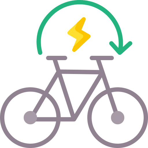 Bycicle energy sport cycling icon