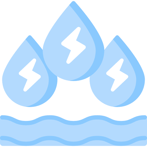 Water energy water green energy hydro power icon