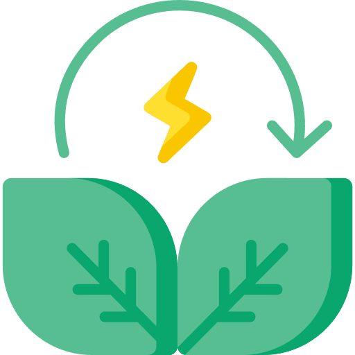 Ecology power leaf ecology icon