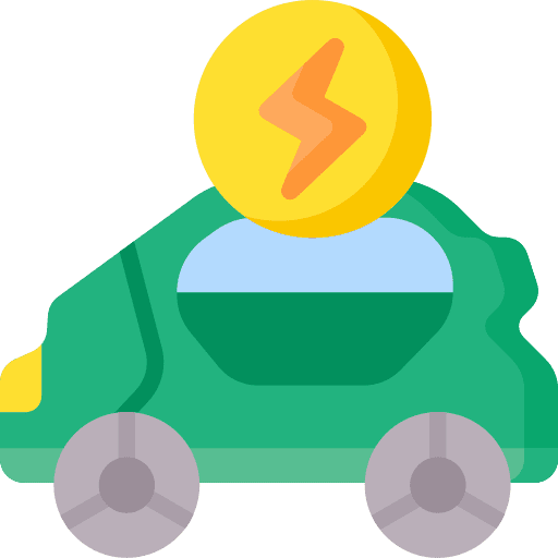 Electric car eco car vehicle electric car icon