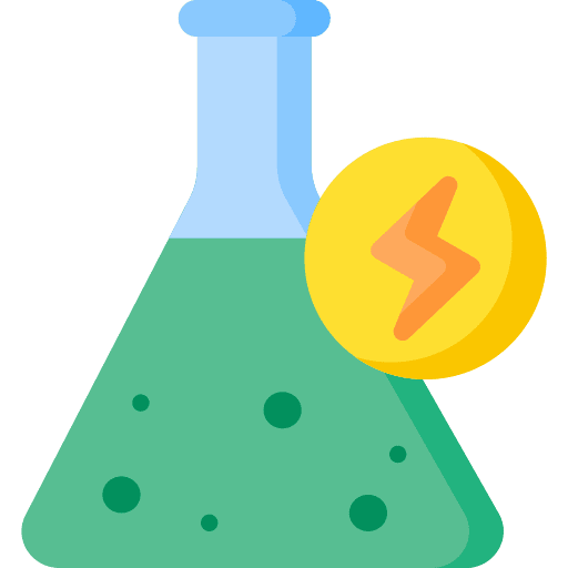 Flask ecology and environment green energy energetic icon