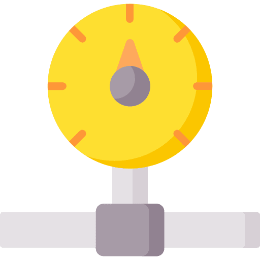 Gauge measurement gauge indicator icon