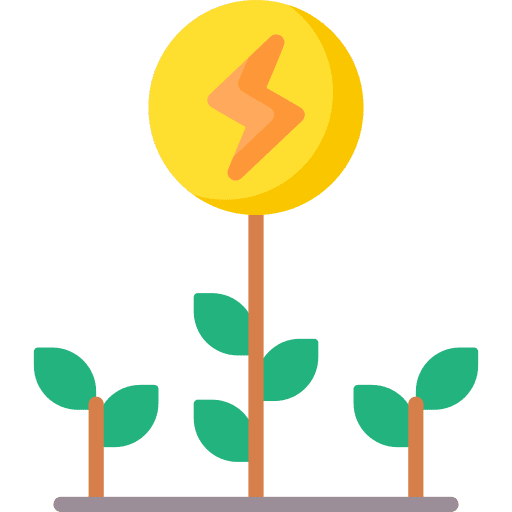 Green energy green energy electricity green icon