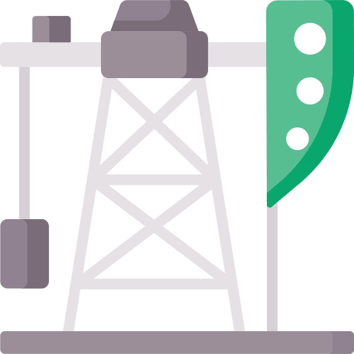 Oil mining mining industry industry oil station icon