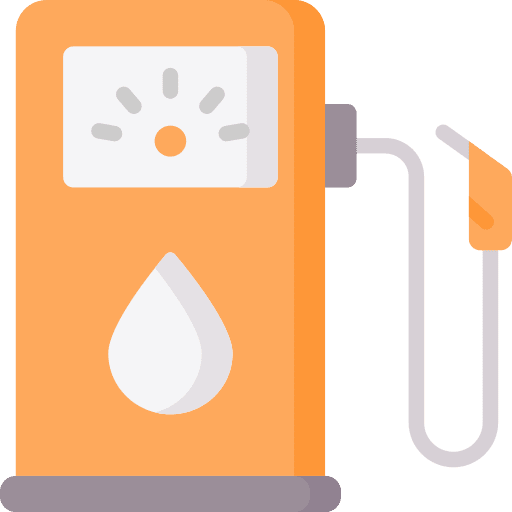 Biofuel energy power transportation icon