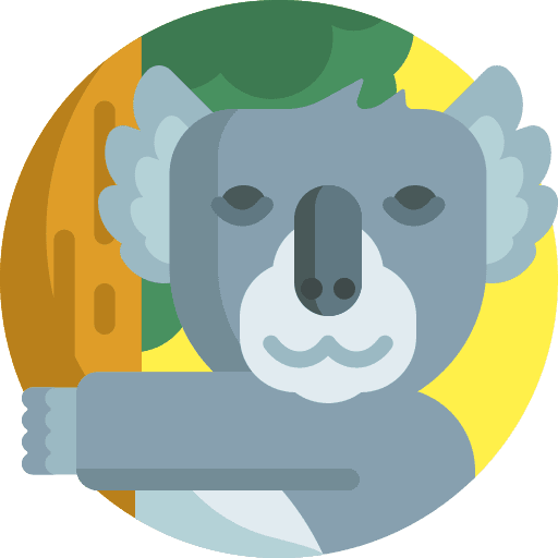 Koala zoo koala animals icon