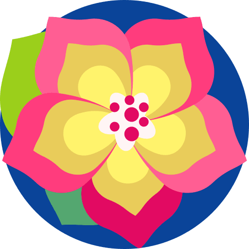 Flower jungle botanical blossom icon