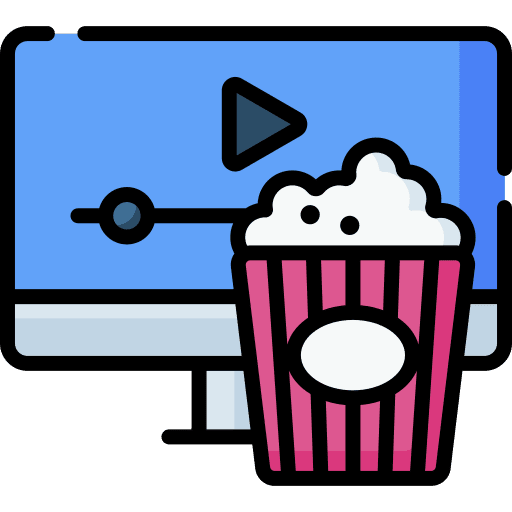 Movies hobbies and free time film movie icon