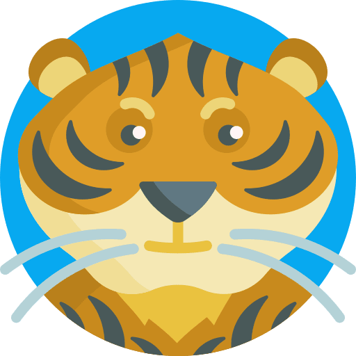 Tiger tiger asia animals icon