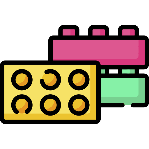 Building blocks pieces construction icon