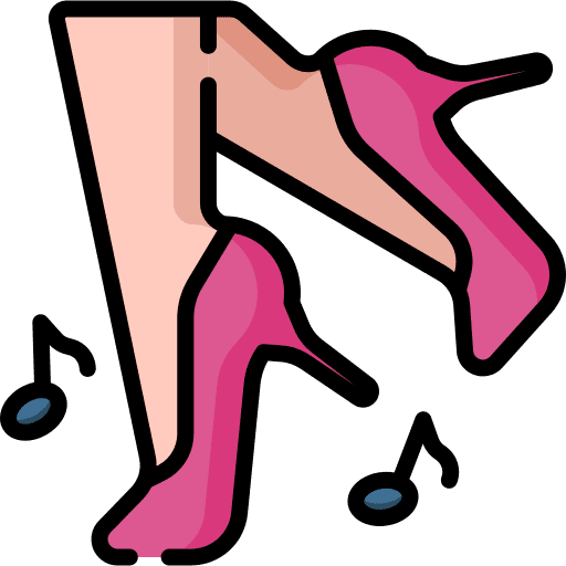 Dancing celebration dancing hobbies and free time icon