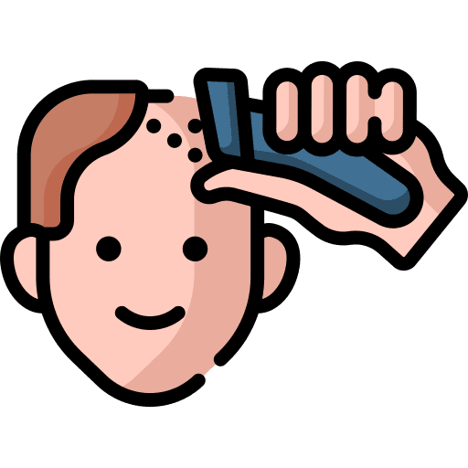 Haircut people beauty hair salon icon