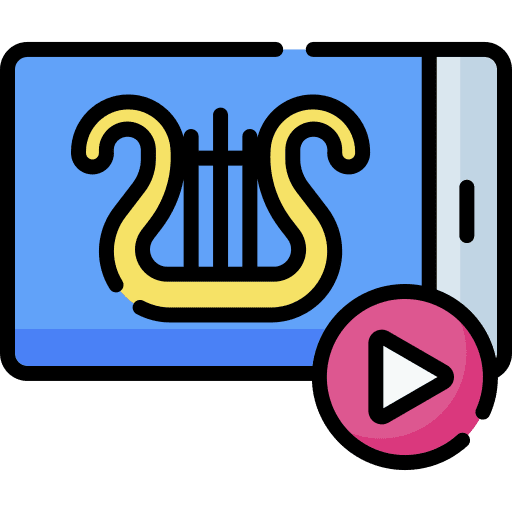 Online entertainment online show icon