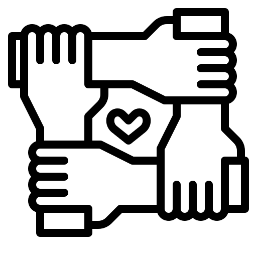 Helping hand help hands and gestures charity icon