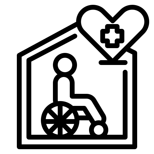 Hospice hospice healthcare healthcare and medical icon