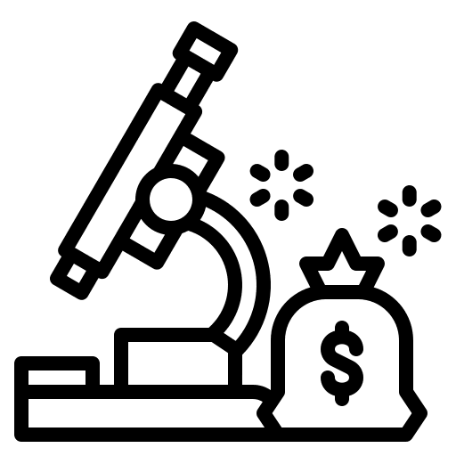 Investigation job professions and jobs donation icon