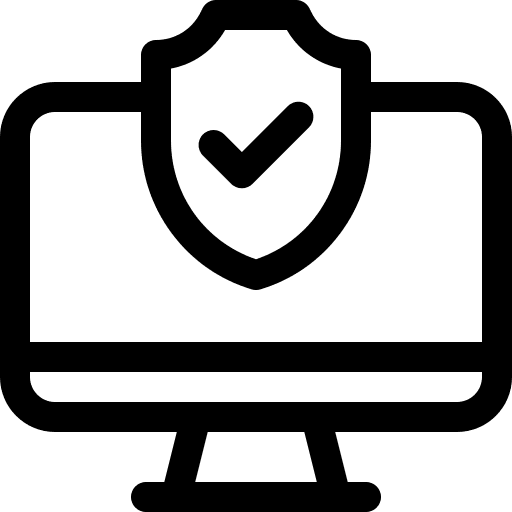 Monitor healthcare and medical interface injury icon