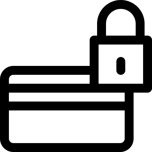 Credit card healthcare and medical payment security payment method icon