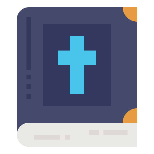 Bible faith education bible icon