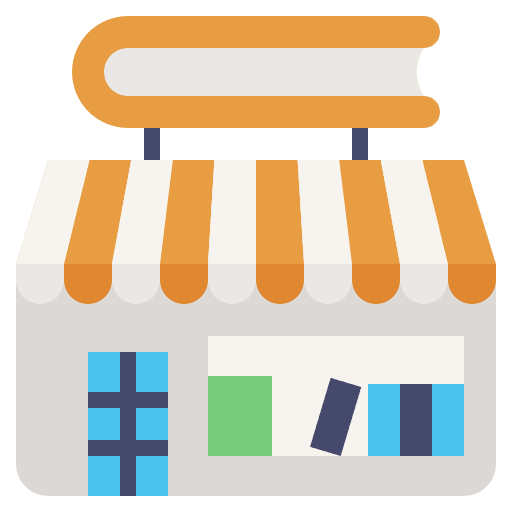Bookstore bookstore printing library icon
