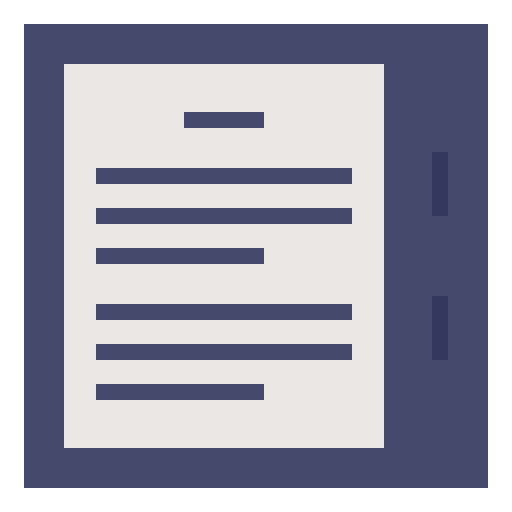 Ebook ebook device digital icon