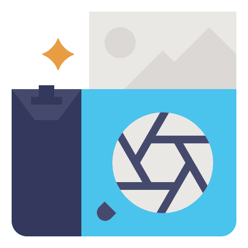 Photography photo camera vlog icon