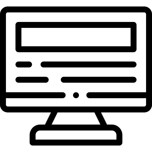 Monitor technology tv television icon