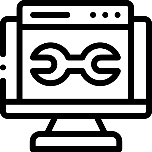 Optimization laptop ui internet icon