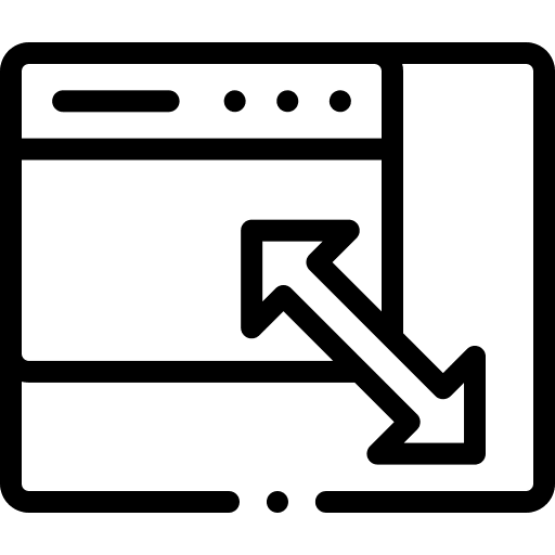 Resize edit tools resize responsive icon