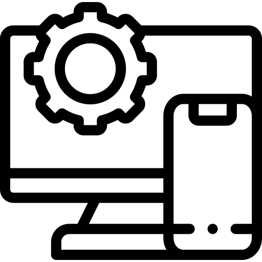 Settings cogwheel web design interface icon